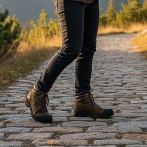 KEEN Men's Size 13 Brown Classic Leather Lace-Up Round Toe Hiking Boots